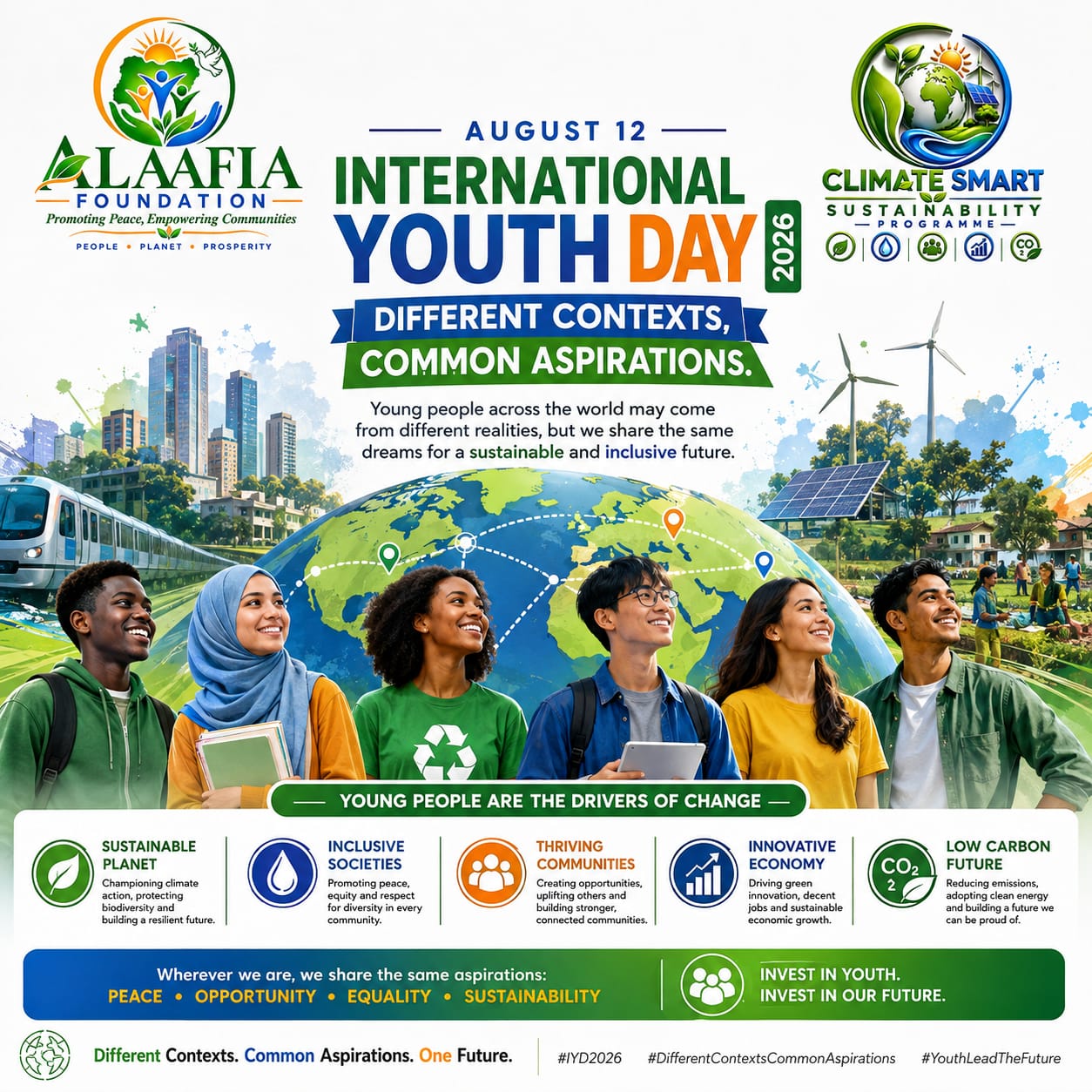 International Youth Day 2026: Bashorun Urges Youth to Turn Climate Challenges into Jobs, Opportunities