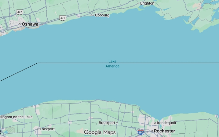 Google Maps Renames Lake Ontario ‘Lake America’ For US Users Amid Canada Tensions
