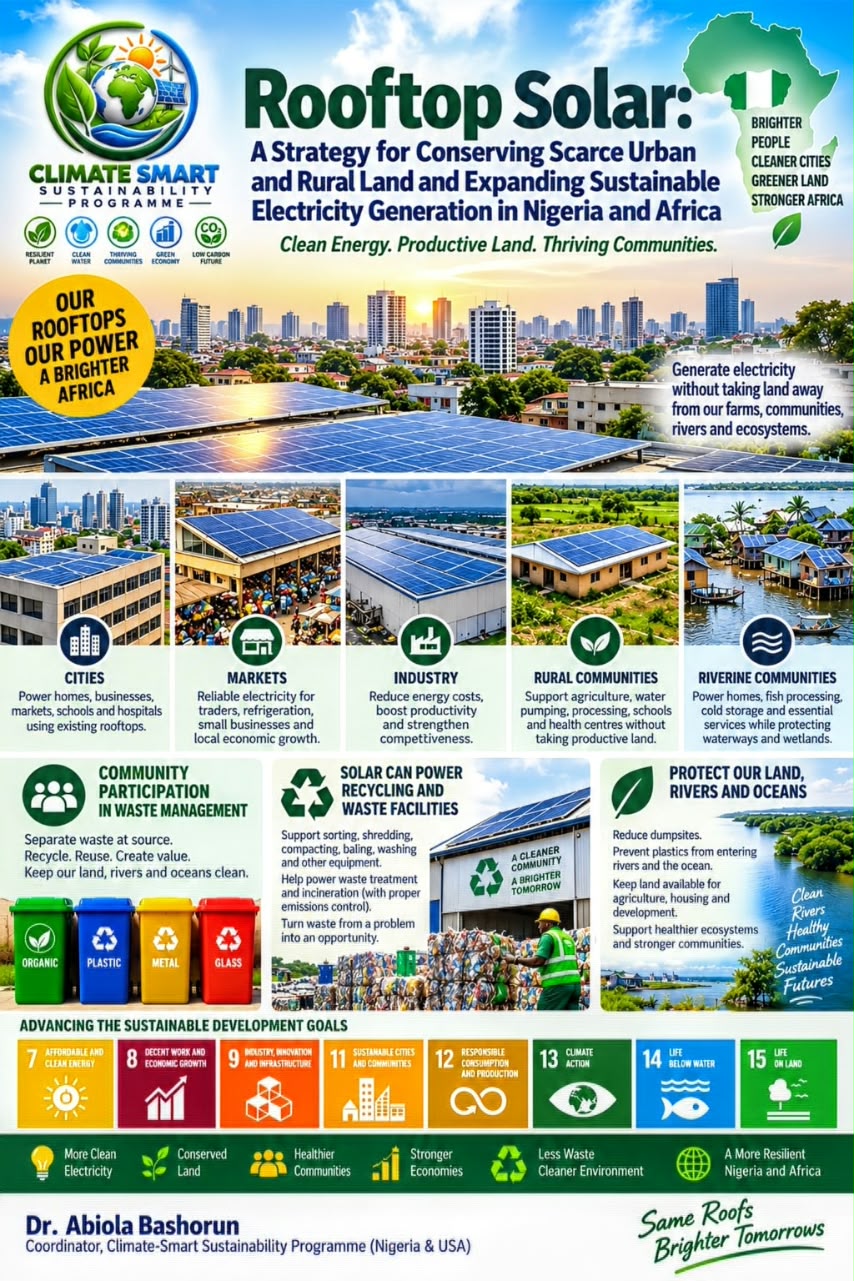 Rooftop Solar Can Power Nigeria’s Future Without Sacrificing Productive Land
